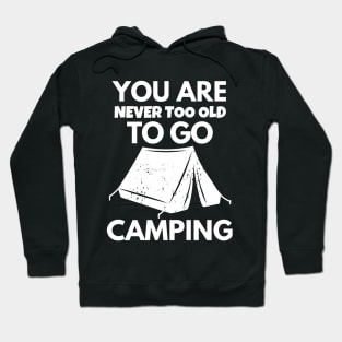 You are never too old to go camping Hoodie